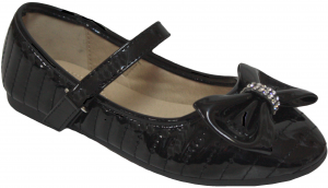 GIRLS BALLERINAS (2252517) BLACK PAT